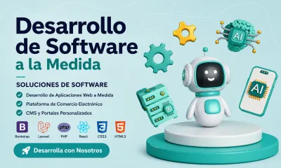 Nuestra agencia desarrollará software completo y aplicaciones web.